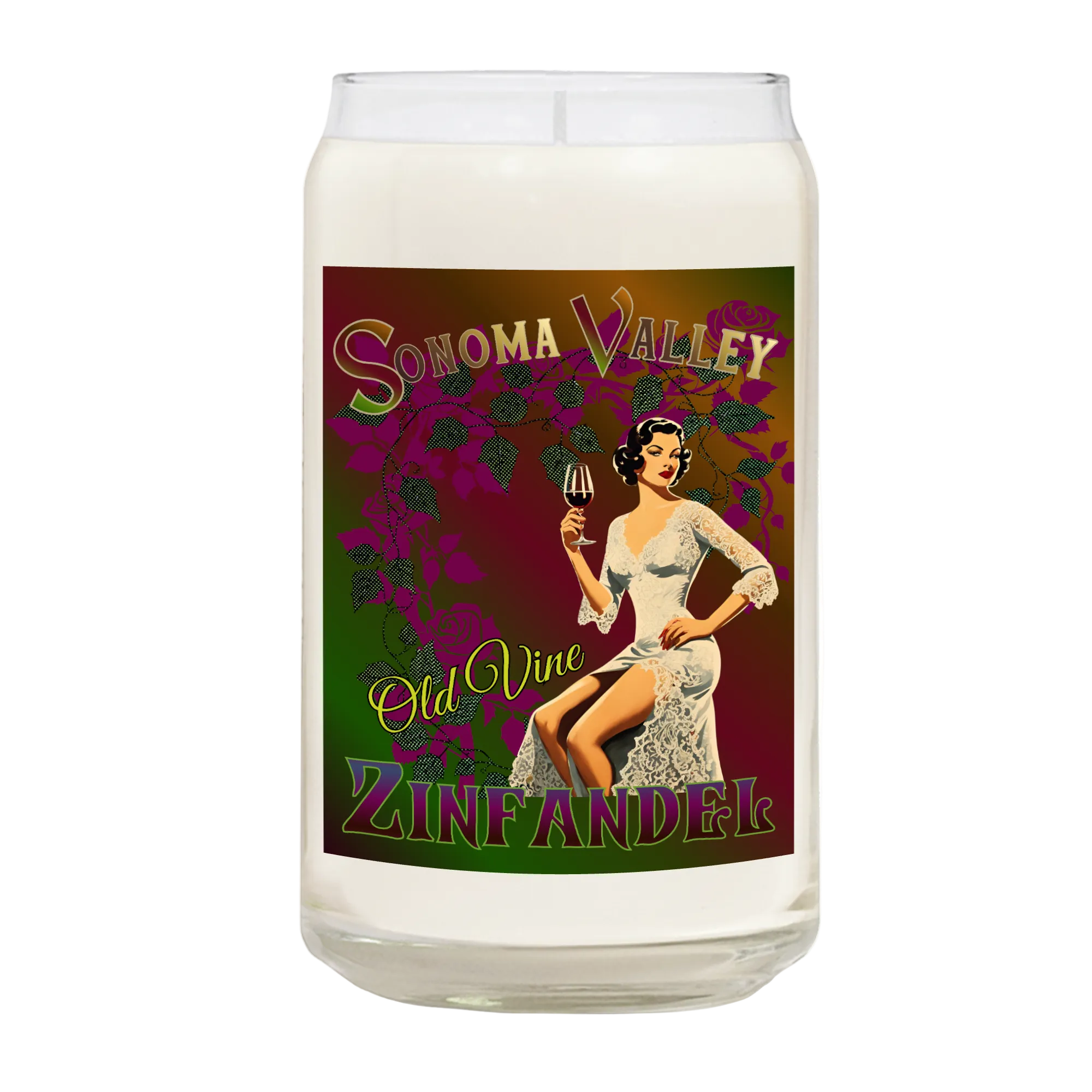 SONOMA VALLEY ZINFANDEL CANDLE - Candles from Sonoma Rebel