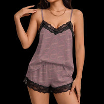 Pink Cocktails Mauve Pajama Set