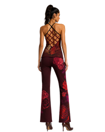 Pinot Pinup Women's Criss-Cross Open Back Tank Top