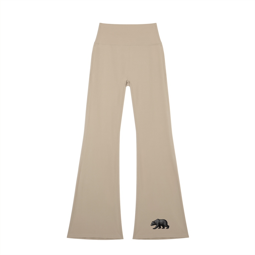 California O.G. Bear Women's High-Waisted Flare Leggings