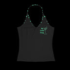 Big Cocktail Energy Women's V-Neck Halter Top