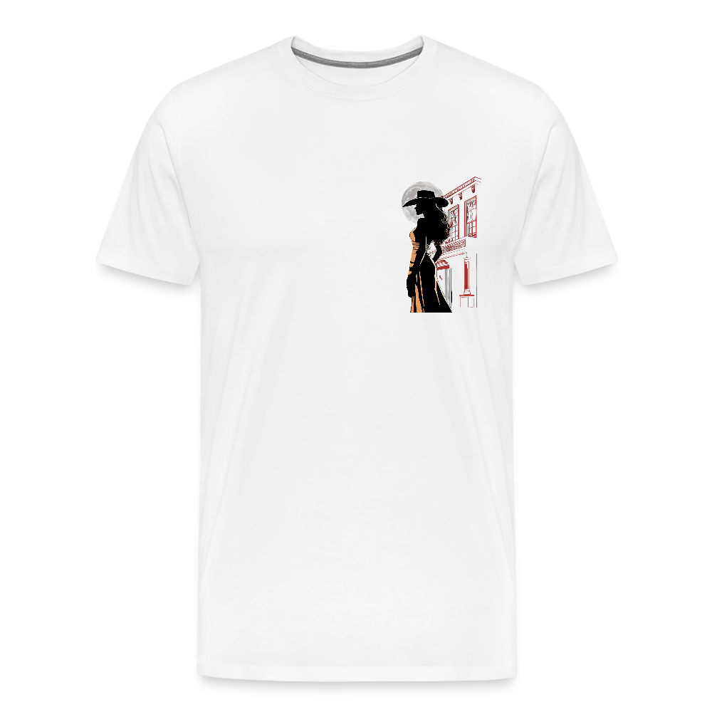 GLEN ELLEN OUTLAW SILHOUETTE Men's T-Shirt - white