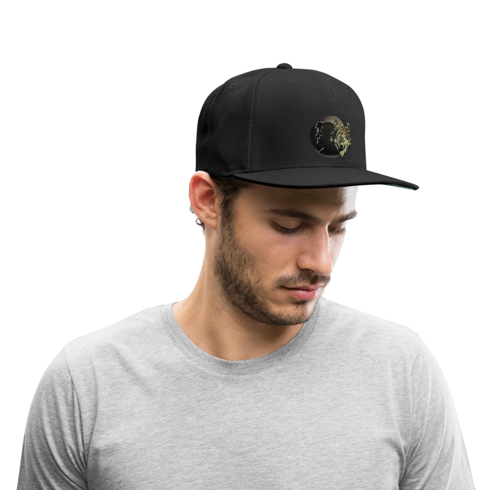 Jack London Wolf Snapback Baseball Cap Secondary image