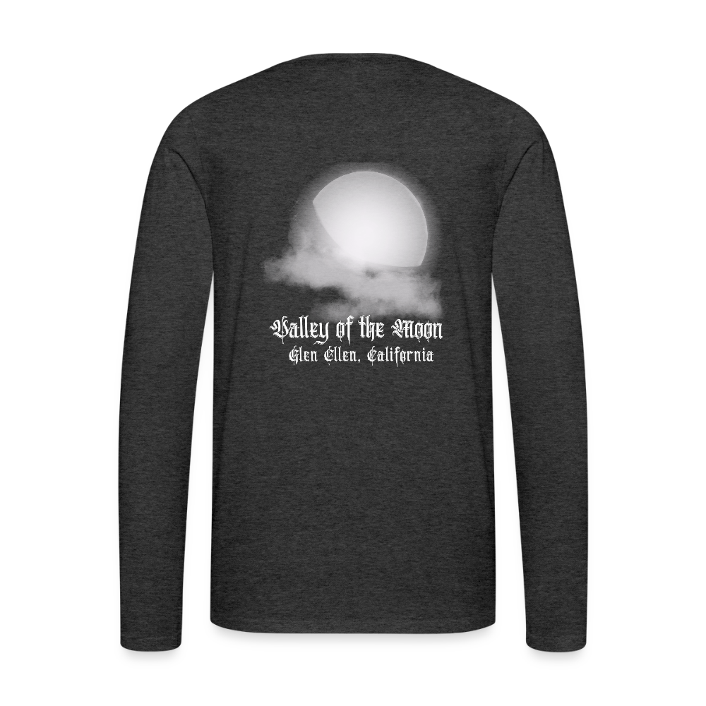 VALLEY OF THE MOON "MISTY" Men's Long Sleeve T-Shirt - charcoal grey