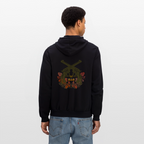 Vintage Outlaw Unisex Full Zip Hoodie - black