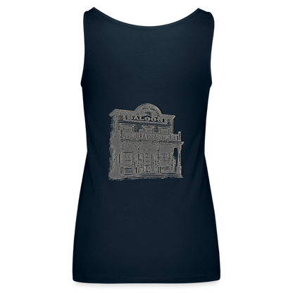 Glen Ellen Vintage Emblem Women’s Premium Tank Top - deep navy