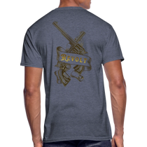 Revolt Men’s 50/50 T-Shirt - navy heather