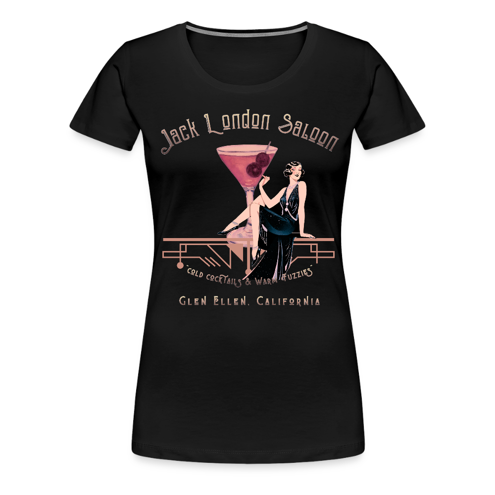 JACK LONDON SALOON "ROSE COCKTAILS" Women’s T-Shirt - black