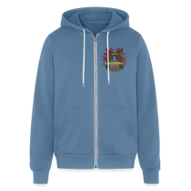 California Outlaw Full Zip Hoodie - steel blue