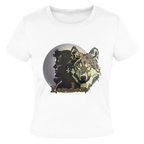 Jack London Moon Slim Fit Rib Women's T-Shirt - white