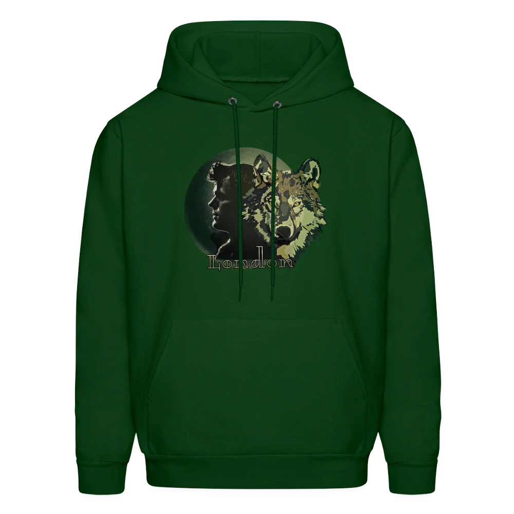 Jack London Moon  Men's T-Shirt - forest green