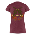 Vintage Outlaw Women’s Premium T-Shirt - heather burgundy