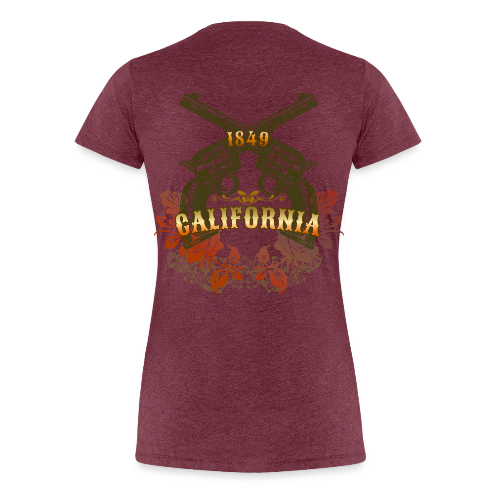 Vintage Outlaw Women’s Premium T-Shirt - heather burgundy