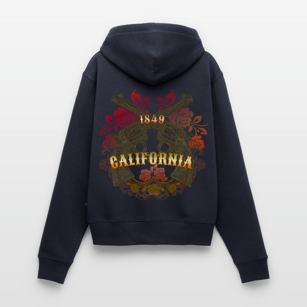 Vintage Outlaw Women's  Organic Zip Hoodie - navy