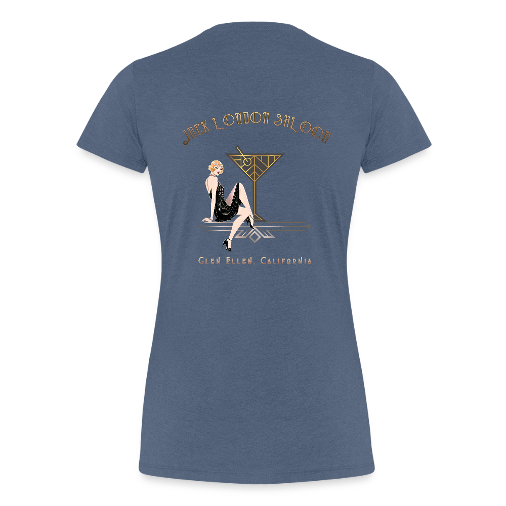 SALOON DECO COCKTAILS Women's Hoodie - heather blue