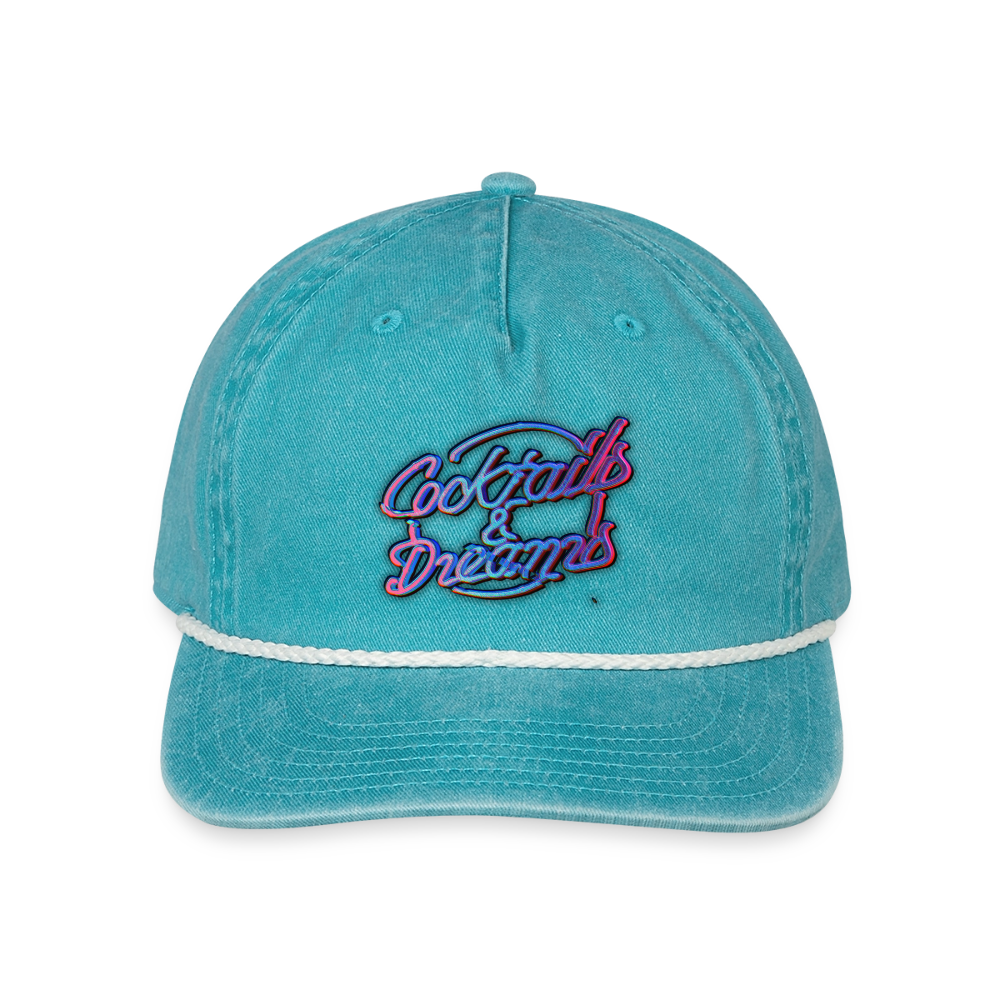 Cocktails & Dreams Vintage Washed Rope Cap - Baseball Caps from Spreadconnect