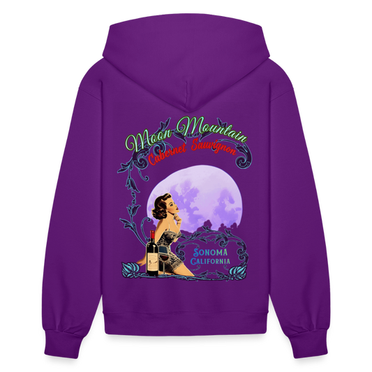 MOON MOUNTAIN CABERNET PINUP Women's Hoodie - Hoodies from Spreadconnect