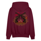 California Cowgirl Men’s Hoodie - burgundy