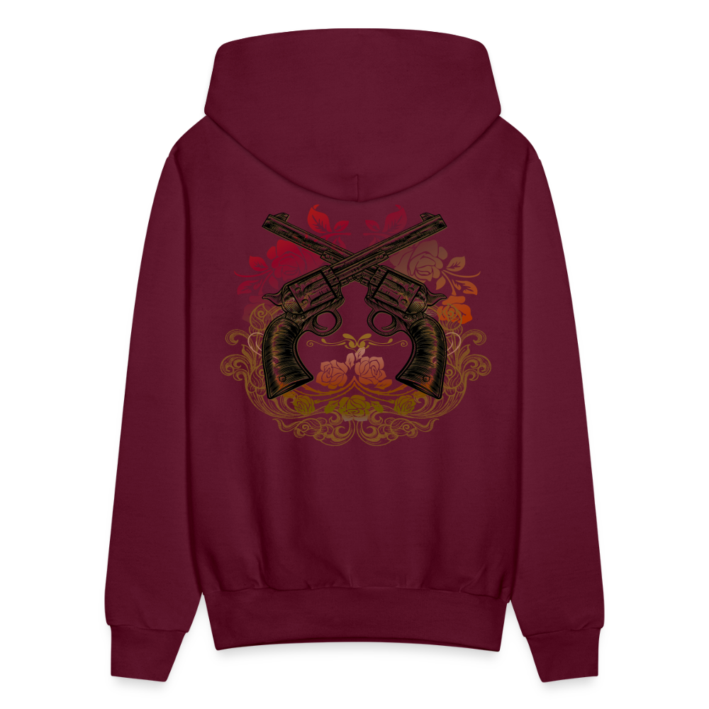 California Cowgirl Men’s Hoodie - burgundy