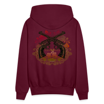 California Cowgirl Men’s Hoodie - burgundy