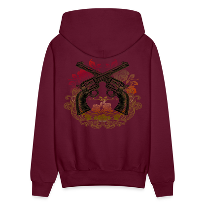 California Cowgirl Men’s Hoodie - burgundy