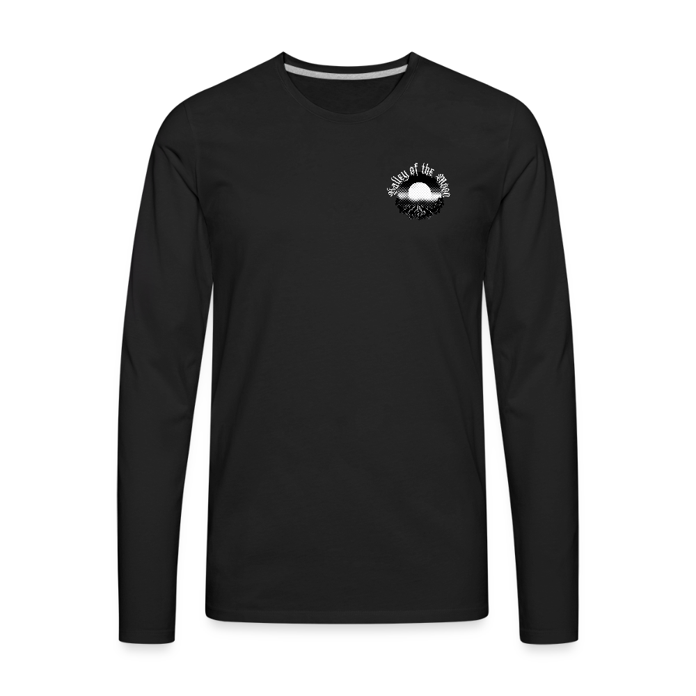 VALLEY OF THE MOON "MISTY" Men's Long Sleeve T-Shirt - black