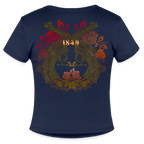 California Cowgirl Fitted Cotton/Poly T-Shirt - navy