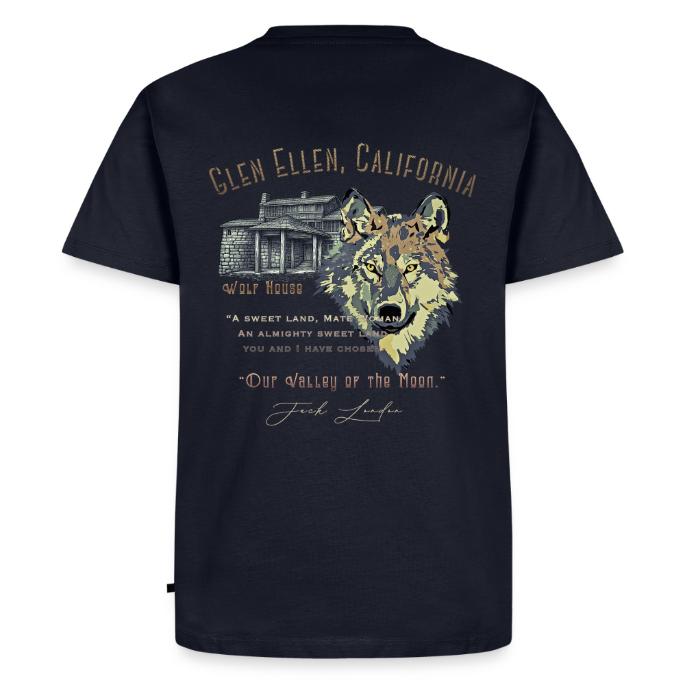 Jack London Moon  Men's T-Shirt - navy