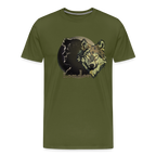 Jack London Moon  Men's T-Shirt - olive green