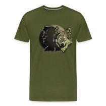 Jack London Moon  Men's T-Shirt - olive green