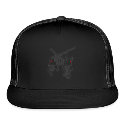 SONOMA REBEL Trucker Hat - black/black
