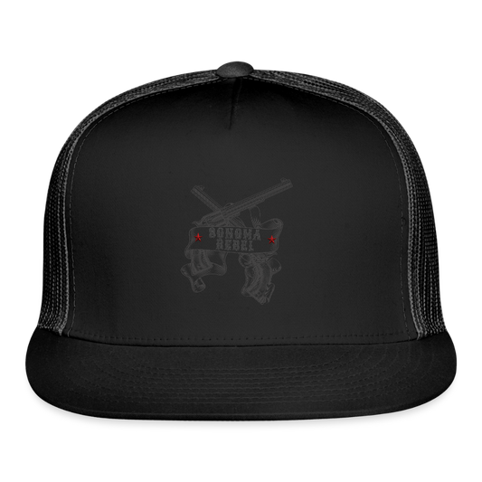 SONOMA REBEL Trucker Hat - black/black