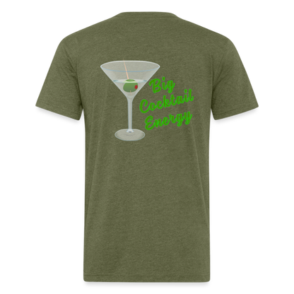 Big Cocktail Energy Fitted Cotton/Poly T-Shirt - from Spreadconnect