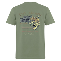 Jack London Moon  Men's T-Shirt - military green