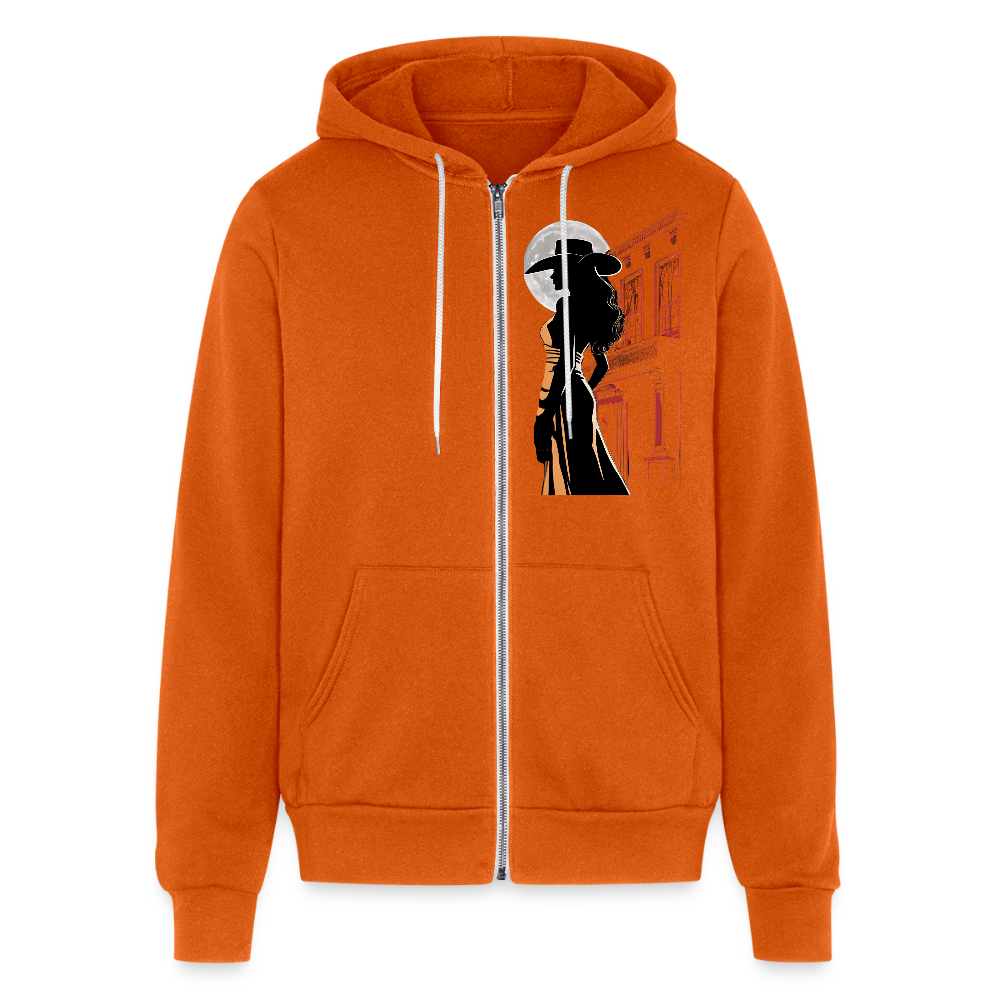 JACK LONDON SALOON  "OUTLAW" Unisex Full Zip Hoodie - autumn