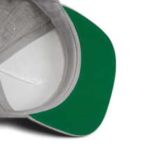 Valley of the Moon Gothic Snapback Baseball Cap - heather gray