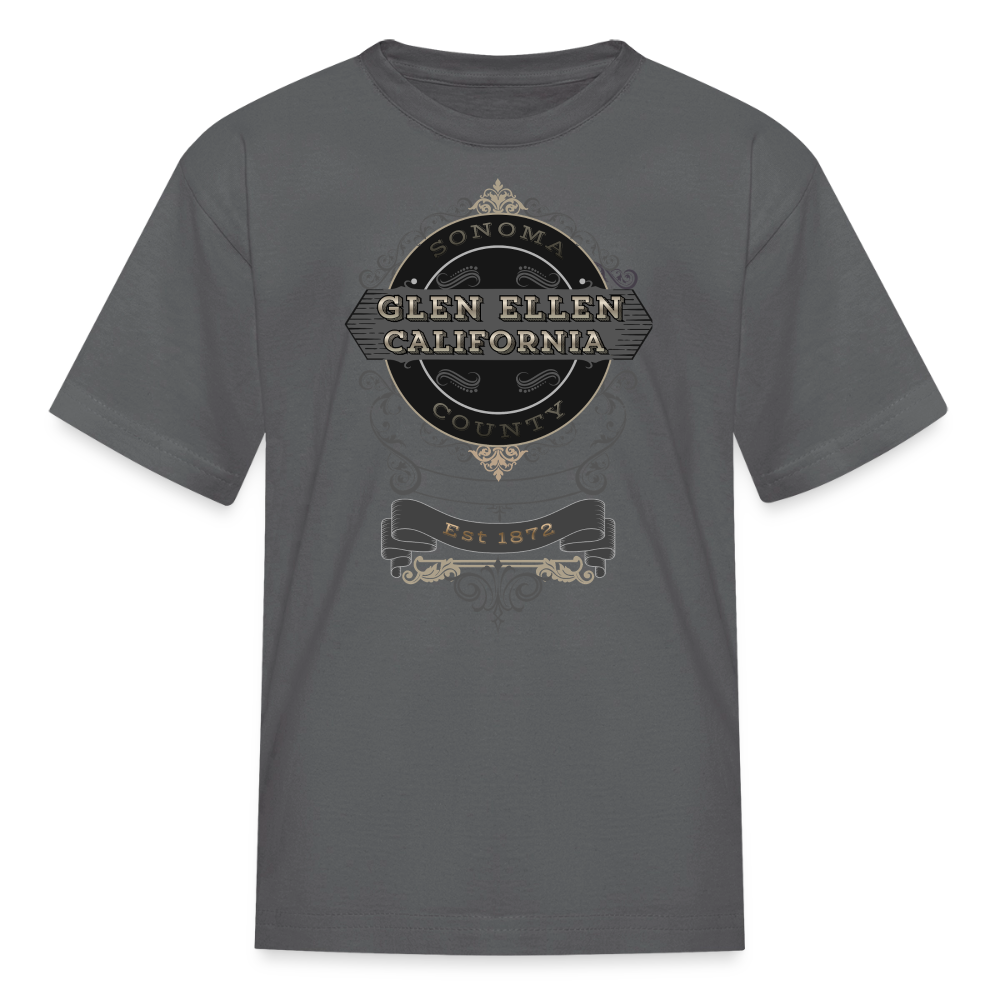 Glen Ellen Vintage Emblem Kids' T-Shirt - charcoal Main image