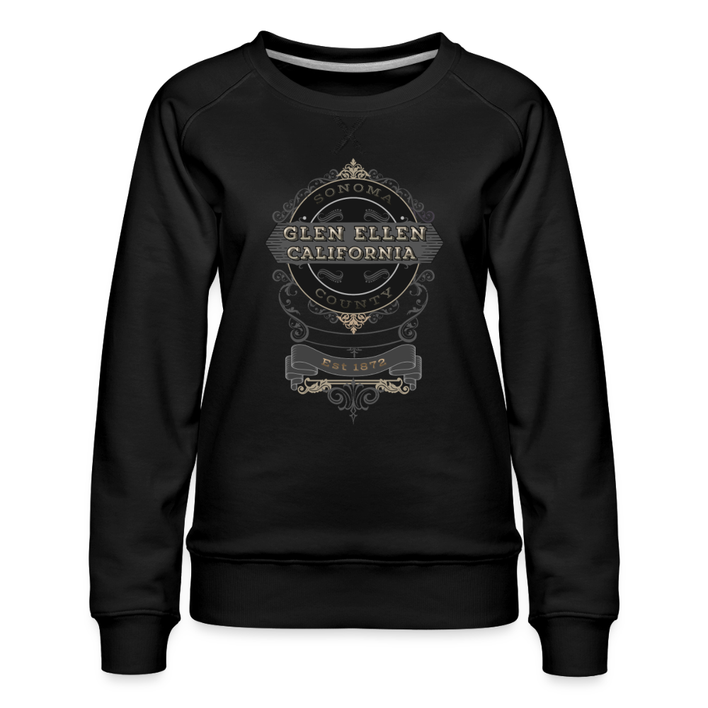 Glen Ellen Vintage Emblem Women’s  Sweatshirt - black Main image