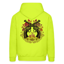 California Cowgirl Men’s Hoodie - safety green
