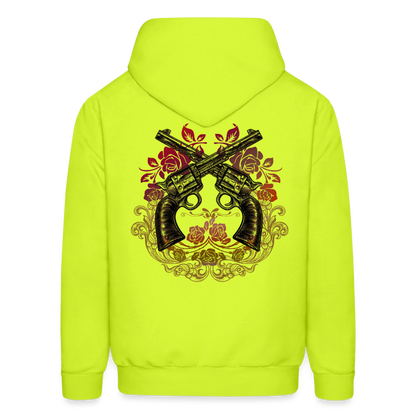 California Cowgirl Men’s Hoodie - safety green