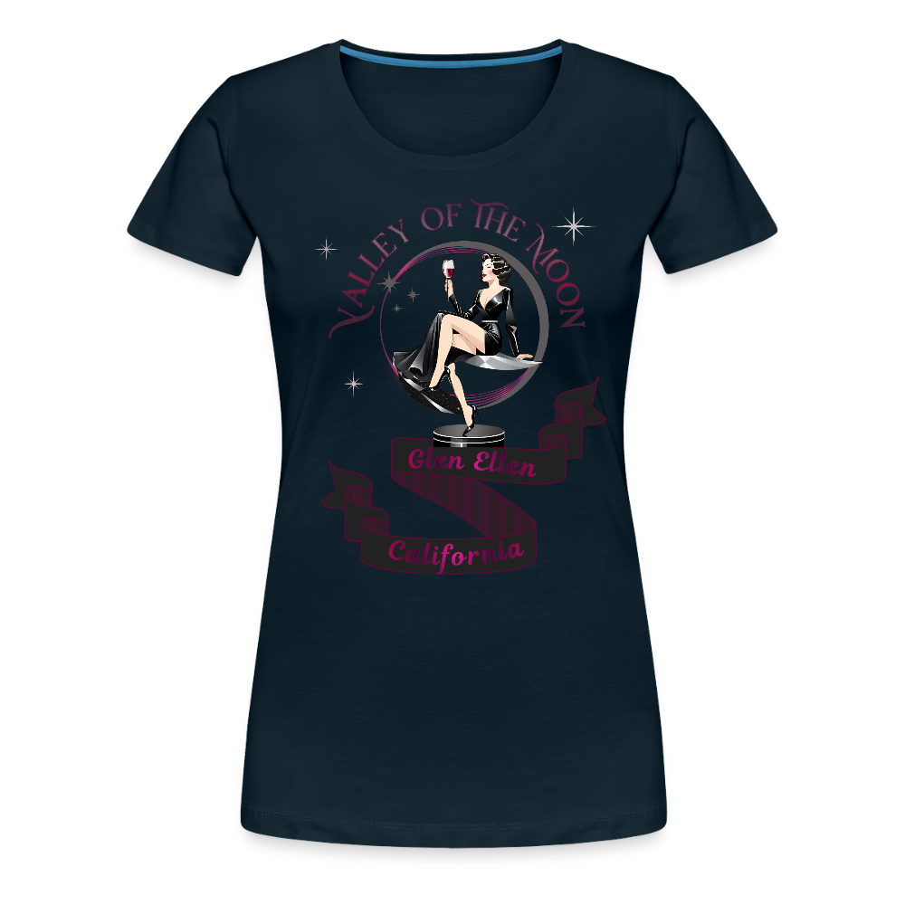 VALLEY OF THE MOON "VIXEN" Women’s T-Shirt - deep navy
