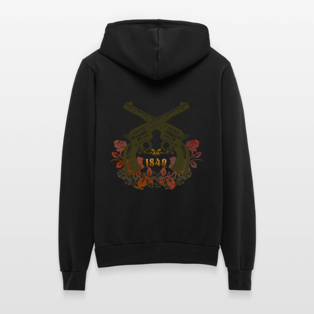 Vintage Outlaw Unisex Full Zip Hoodie - black