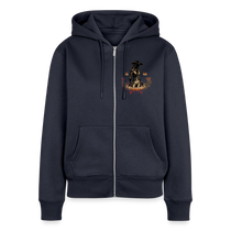 Vintage Outlaw Women's  Organic Zip Hoodie - navy