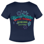 Moon Mountain Cabernet Slim Fit Women's T-Shirt - T-Shirts from Spreadconnect