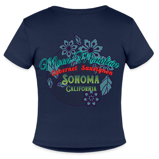 Moon Mountain Cabernet Slim Fit Women's T-Shirt - T-Shirts from Spreadconnect
