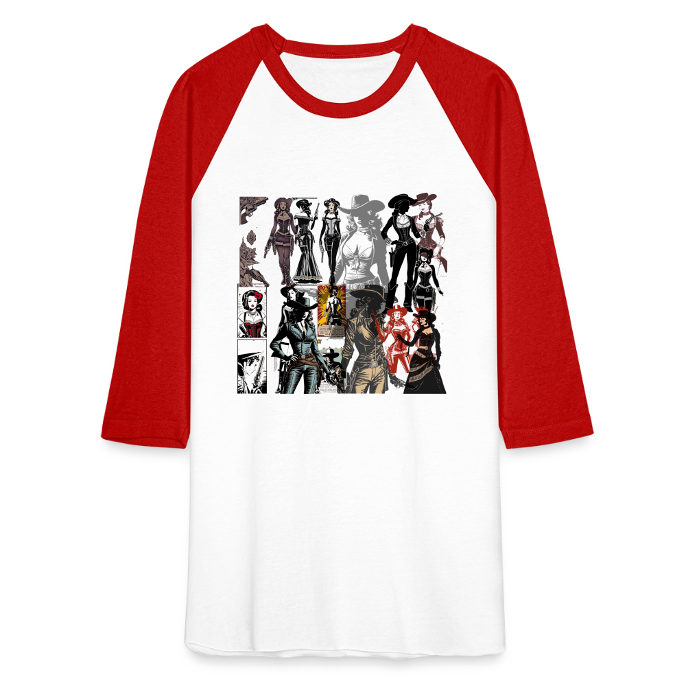 Baseball T-Shirt - white/red