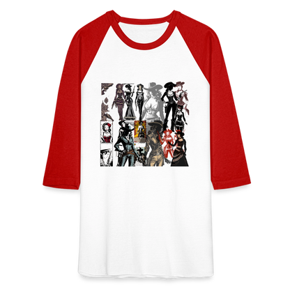 Baseball T-Shirt - white/red