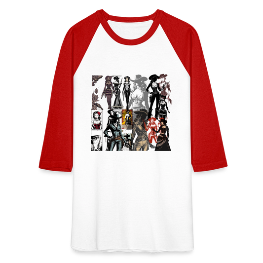 Baseball T-Shirt - white/red