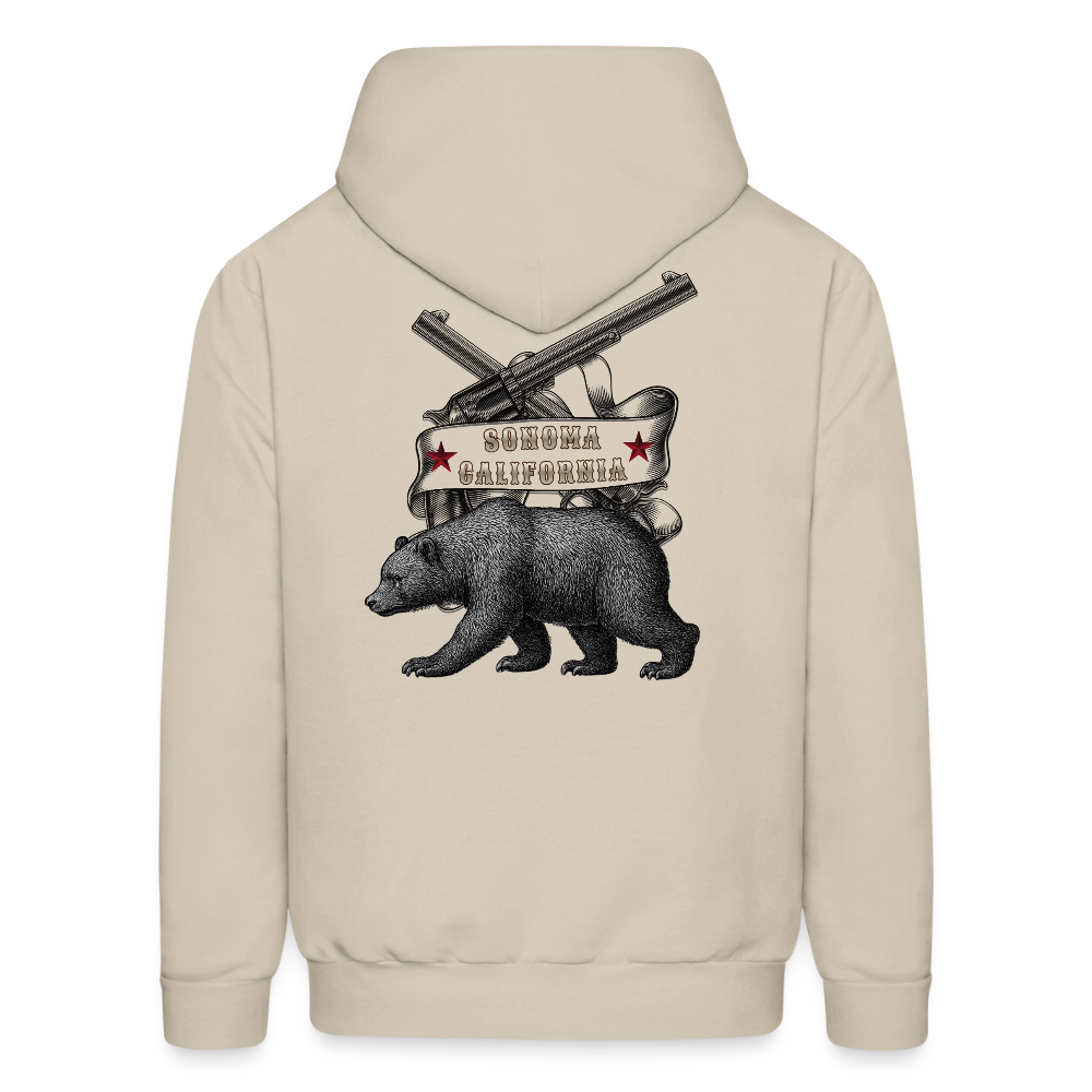 SONOMA BEAR REVOLT Men's Hoodie - Hoodies from Spreadconnect