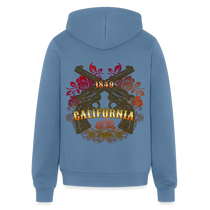 California Outlaw Full Zip Hoodie - steel blue